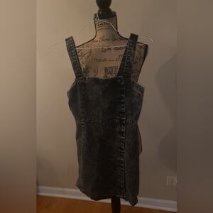 Divided: Black Denim Mini Dress
